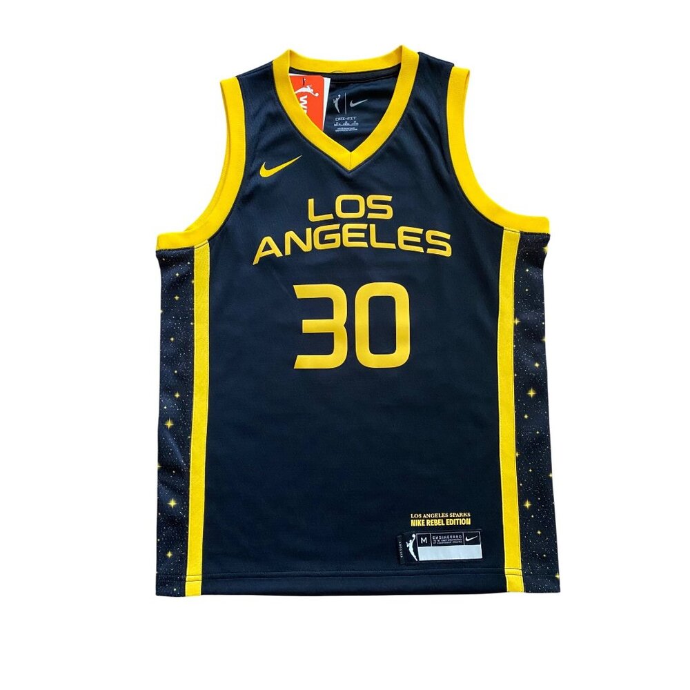 $85 Los Angeles Sparks Nneka Ogwumike Nike Black Rebel Edition Jersey NEW W/ TAG